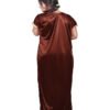 Trendz Women Nighty with Robe (Beige) - Image 6