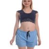 Verd Solid Women Reversible Black, Blue, Red Regular Shorts - Image 5
